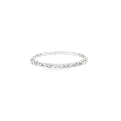 ダイヤモンド ハーフエタニティリング 0.11ct／シルバー925