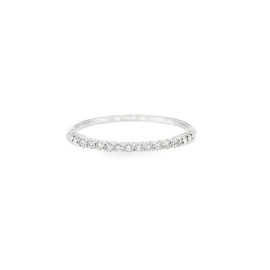 ダイヤモンド ハーフエタニティリング 0.11ct／シルバー925